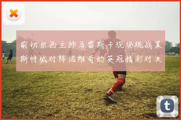 前切尔西主帅马雷斯卡现场观战莱斯特城对阵诺维奇的英冠精彩对决