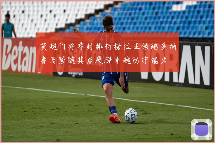 英超门将零封排行榜拉亚领跑多纳鲁马紧随其后展现卓越防守能力